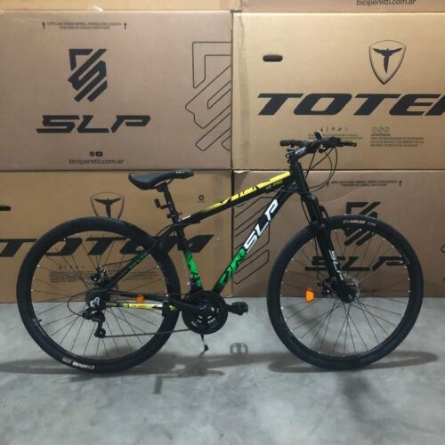 Bicicleta Mountain Bike Slp 10 Pro Verde con Negro Talle M